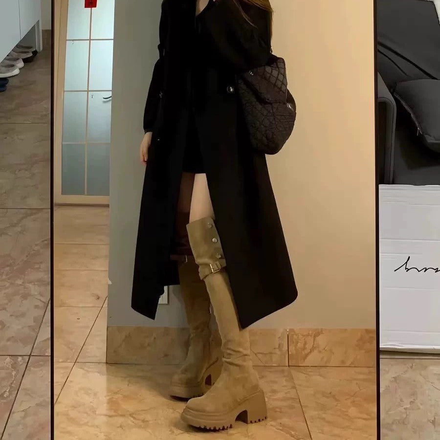 Women's Raise The Bottom Two-way Wear Over Knee Boots