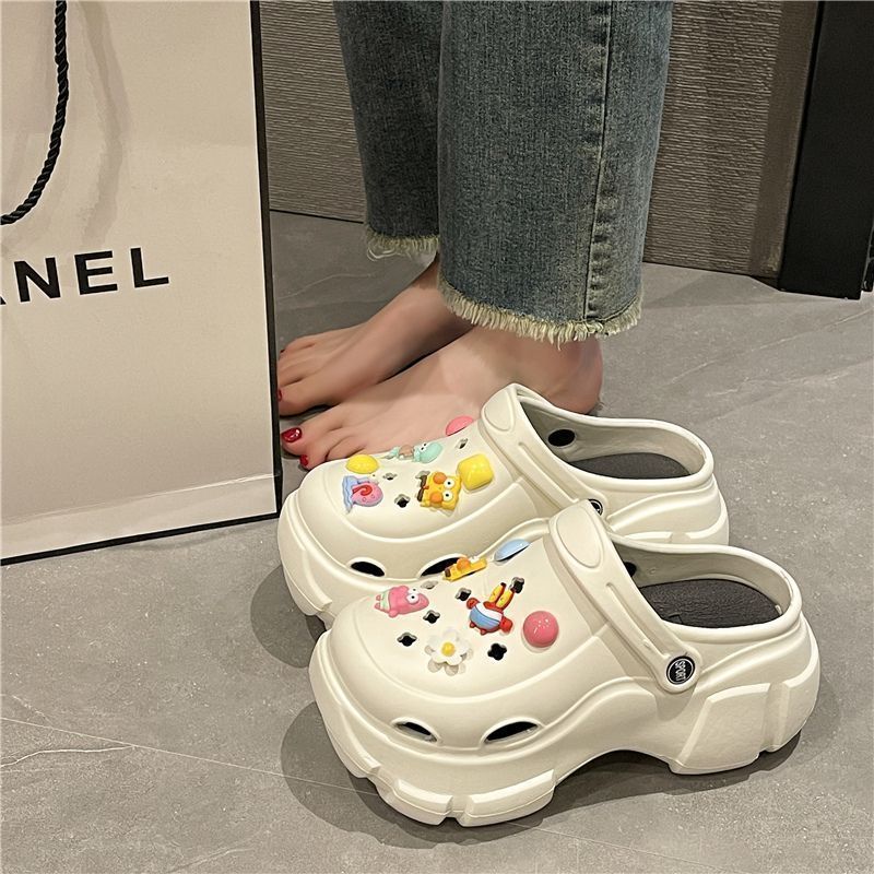 Women's Hole Summer Outdoor Slip-on Platform Sandals