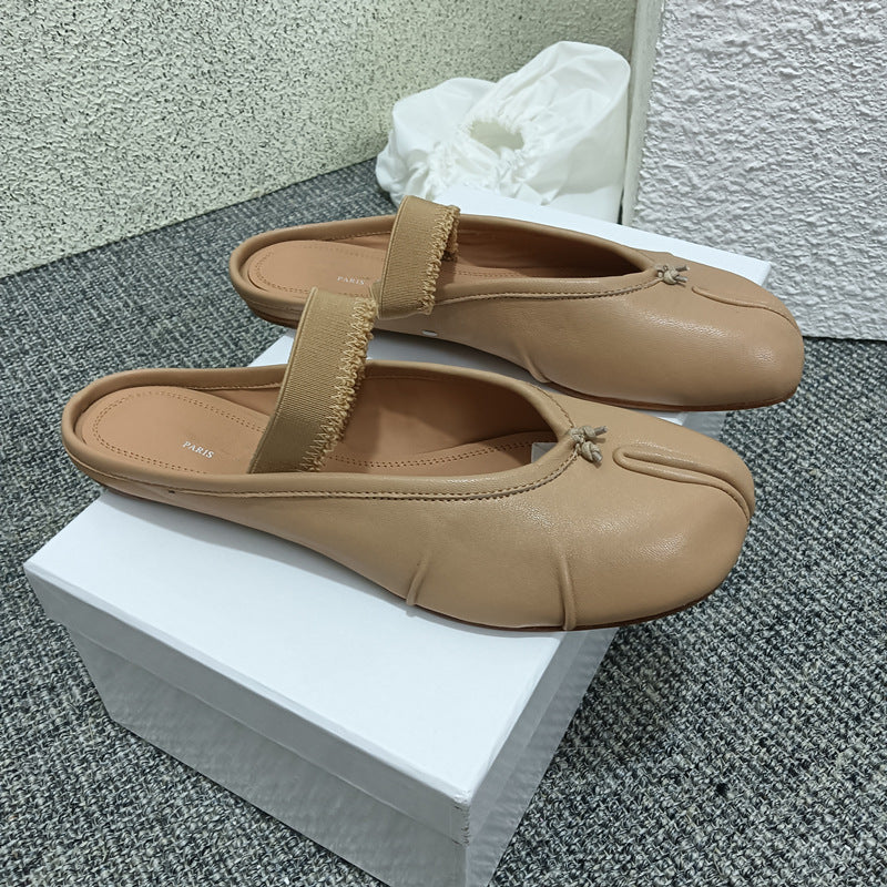 Women's Version Split Toe Half Box Outdoor Flat Slippers