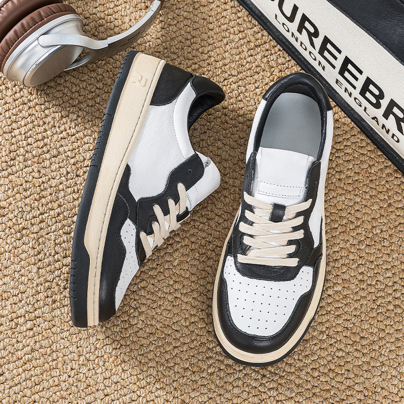 Women's & Men's White Panda Spring Trend Genuine Korean Sneakers