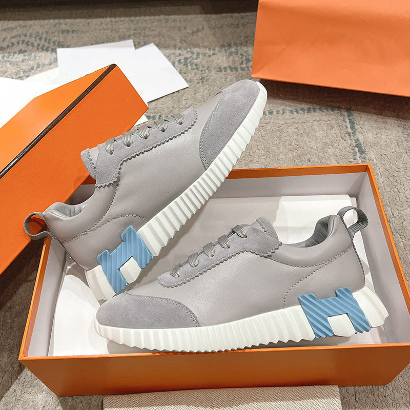 Women's & Men's Couple Fashion White Panda Running Sneakers