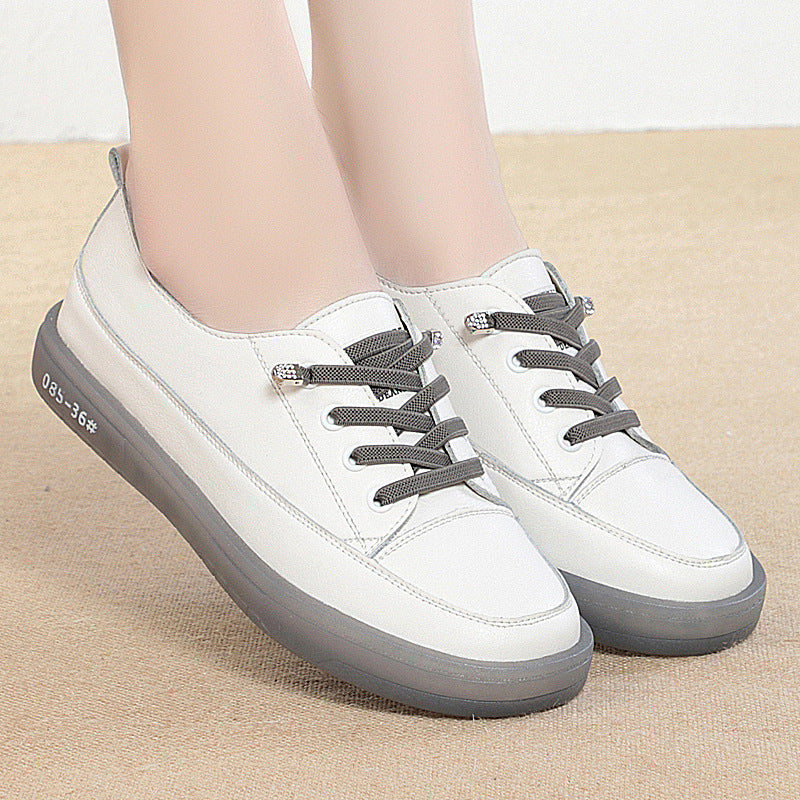 Women's Autumn Genuine Single Soft Bottom Surface Casual Shoes
