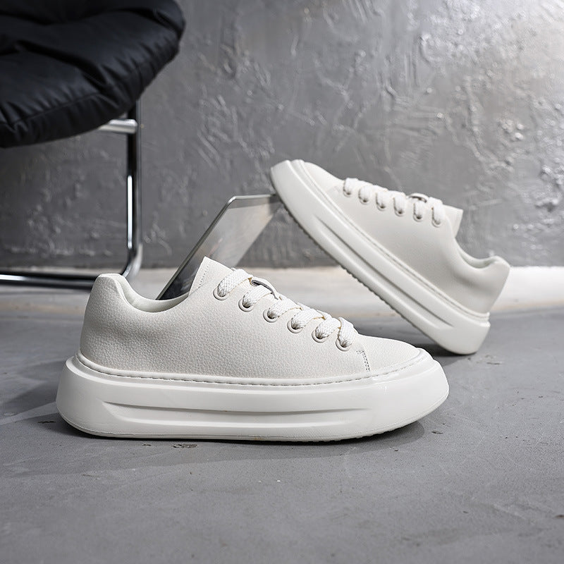 Men's Autumn Versatile Fashion Korean Style Platform Height Men's Casual Shoes