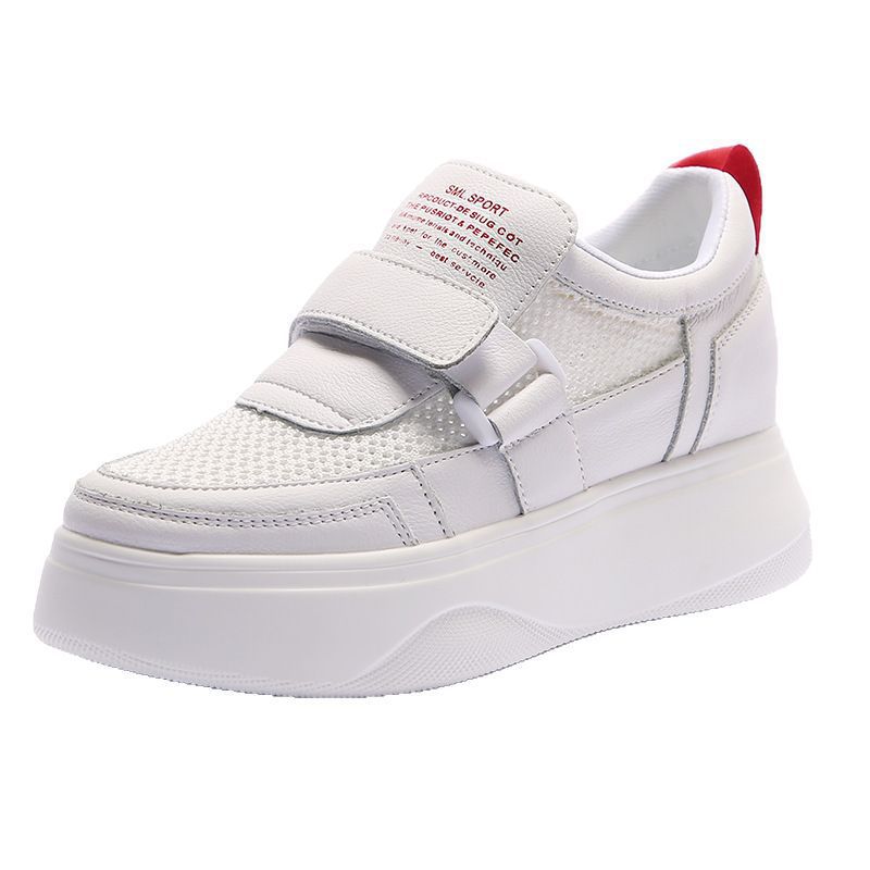 Women's Velcro Hidden White Mesh Platform Nurse Women's Casual Shoes