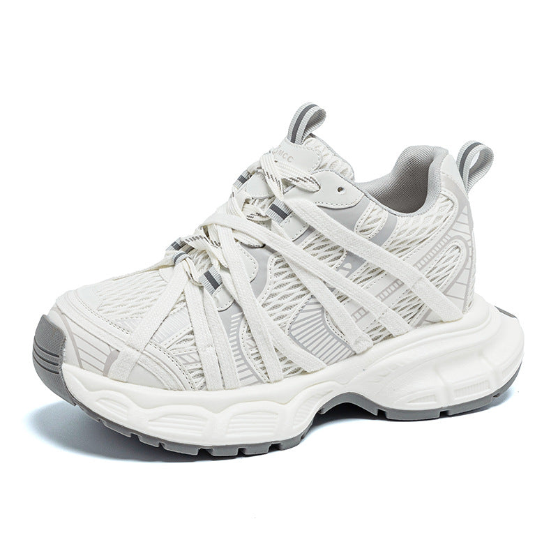 Women's High Small Paris Spider Height Increasing Insole Women's Sports Shoes