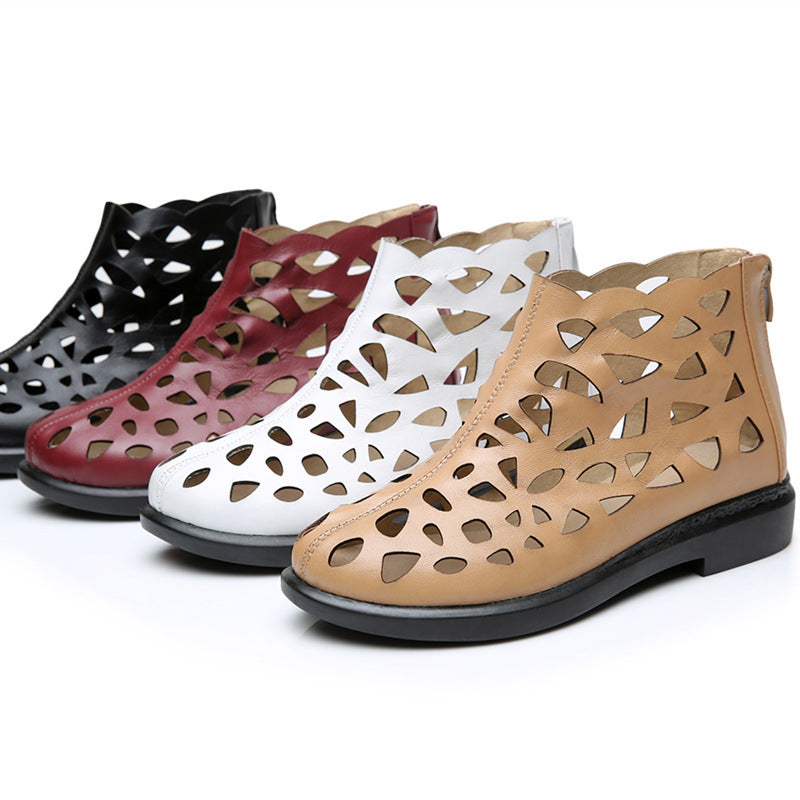 Women's Flat Small Size Plus Roman Style Heels