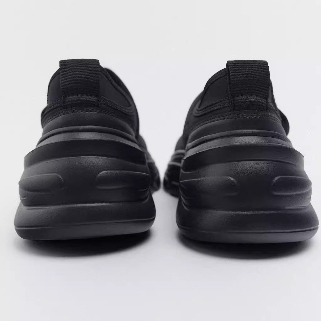 Women's Black Platform Mary Jane Fashion Ballet Loafers