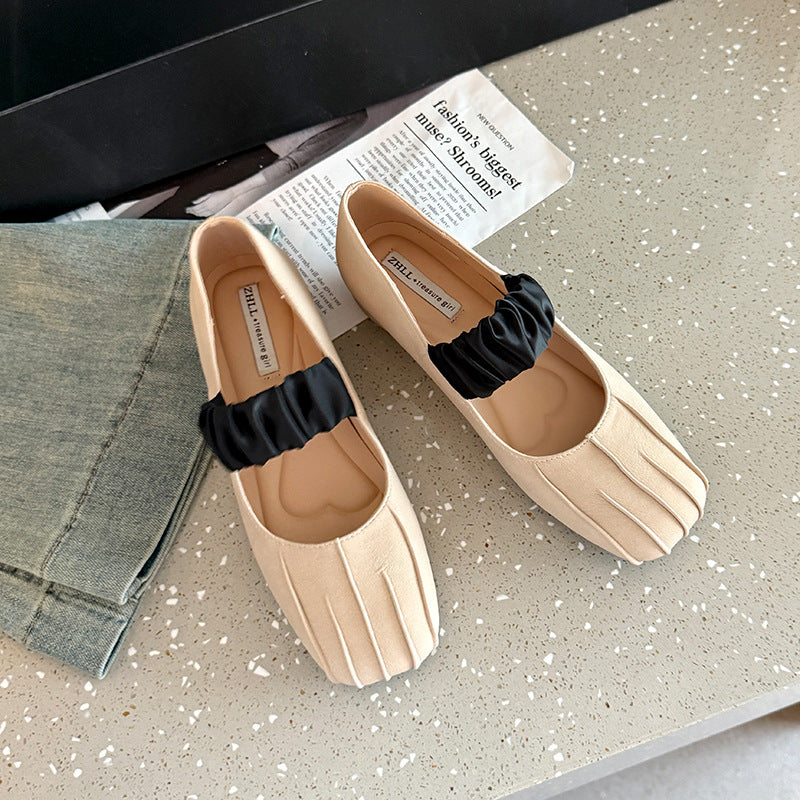 Women's Flat Square Toe Closed Plus Sizes Women's Shoes