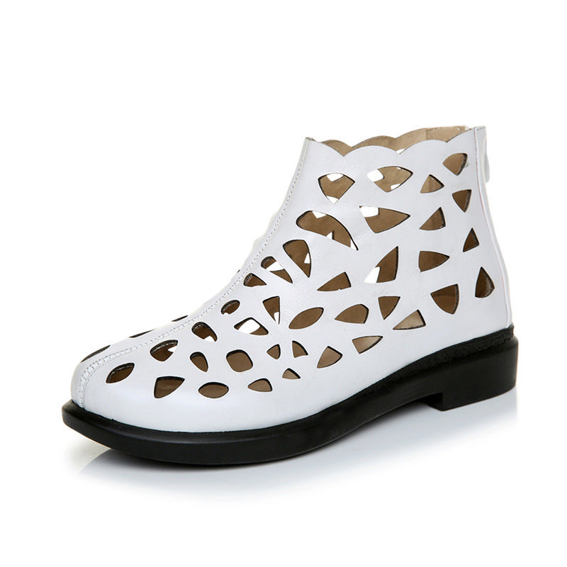 Women's Flat Small Size Plus Roman Style Heels