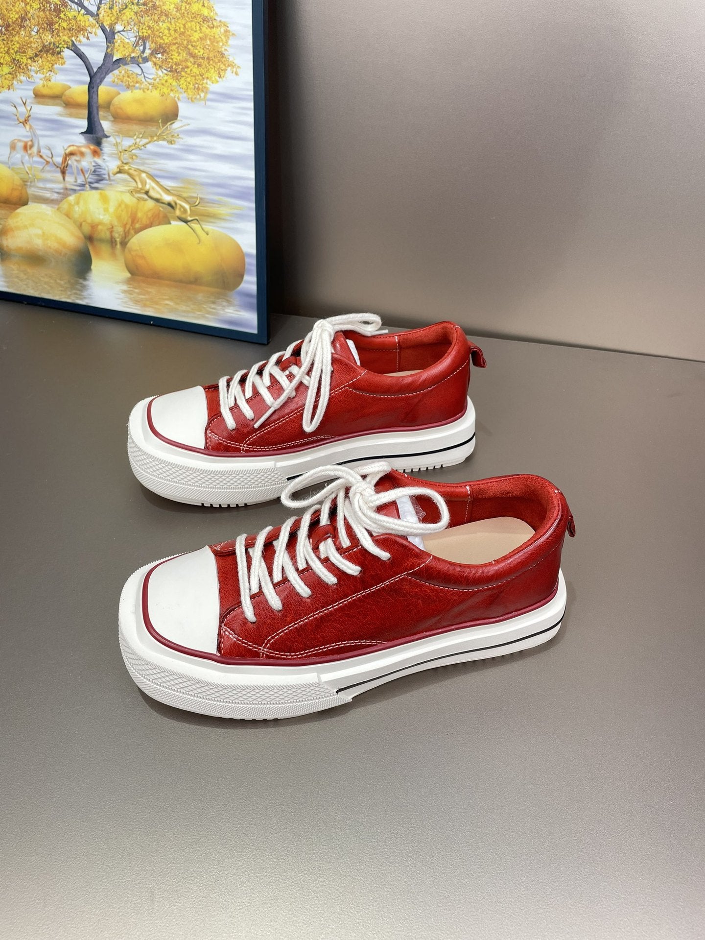 Full Horse Thick Bottom Increased Soft Women's Casual Shoes