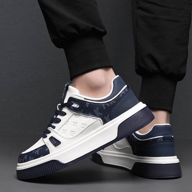 Men's Autumn Oversized White Widened Sports Men's Board Shoes
