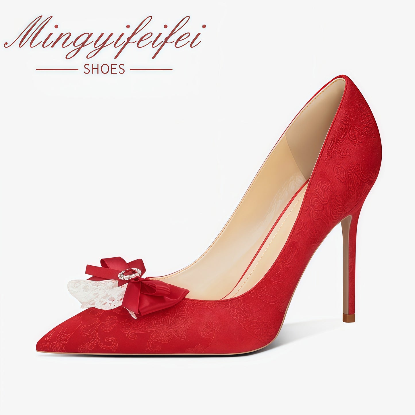 Women's Wedding High Two-way Wear Classy Bridesmaid Stiletto Women's Fashion Shoes