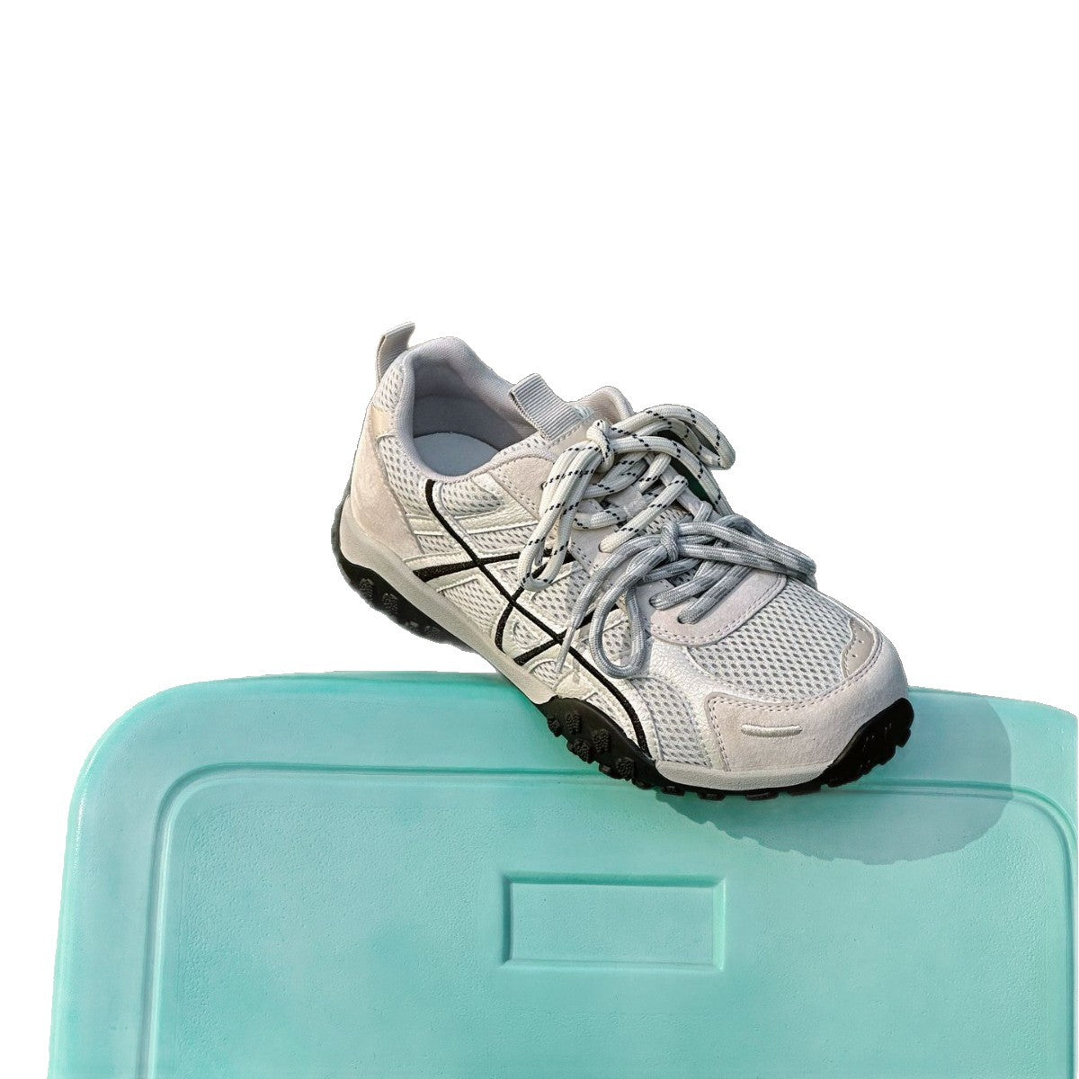 Women's Spring Super Light Soft Bottom Outdoor Mountaineering Jogging Mesh Breathable Women's Casual Shoes