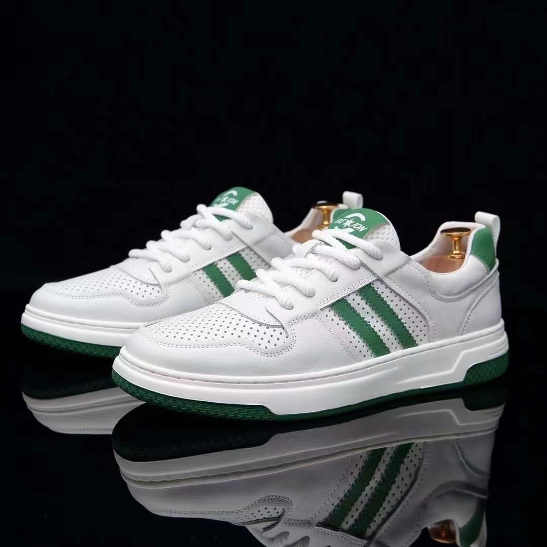Men's Summer Stylish White Mesh Surface Hollowed Men's Shoes