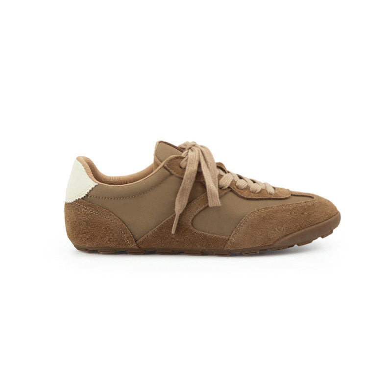 Second Hair First Layer Contrast Color Stitching Classic Toe Holder Women's Sports Shoes