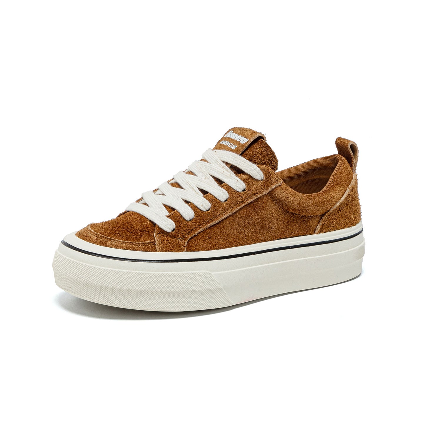 Women's Nice Genuine Platform Soft Bottom Round Sneakers