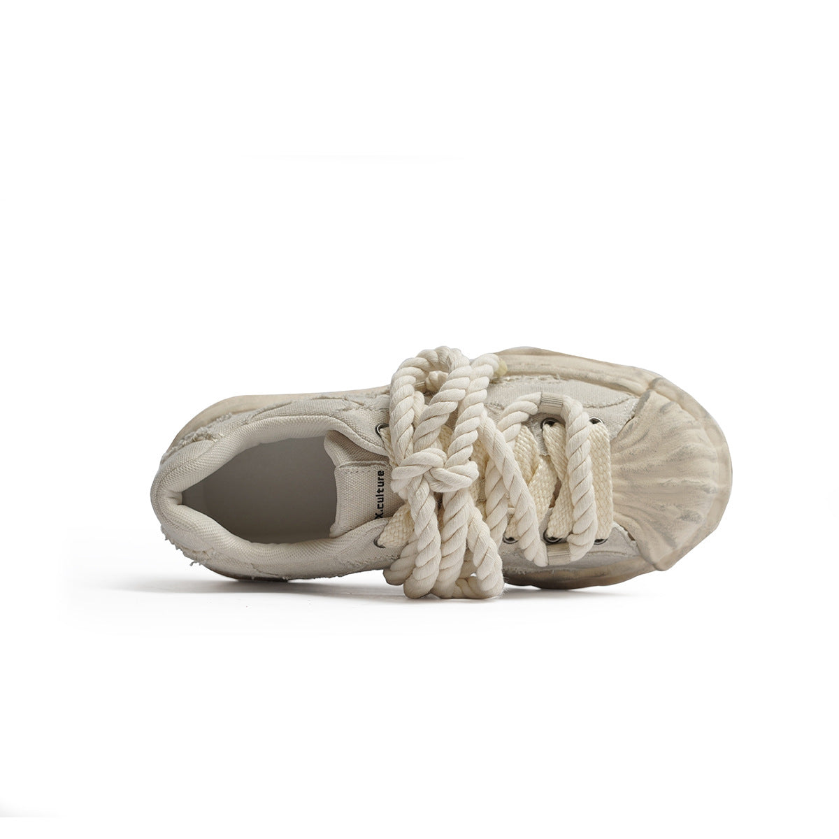 Denim Dissoed Niche Patchwork Retro Breathable Sneakers