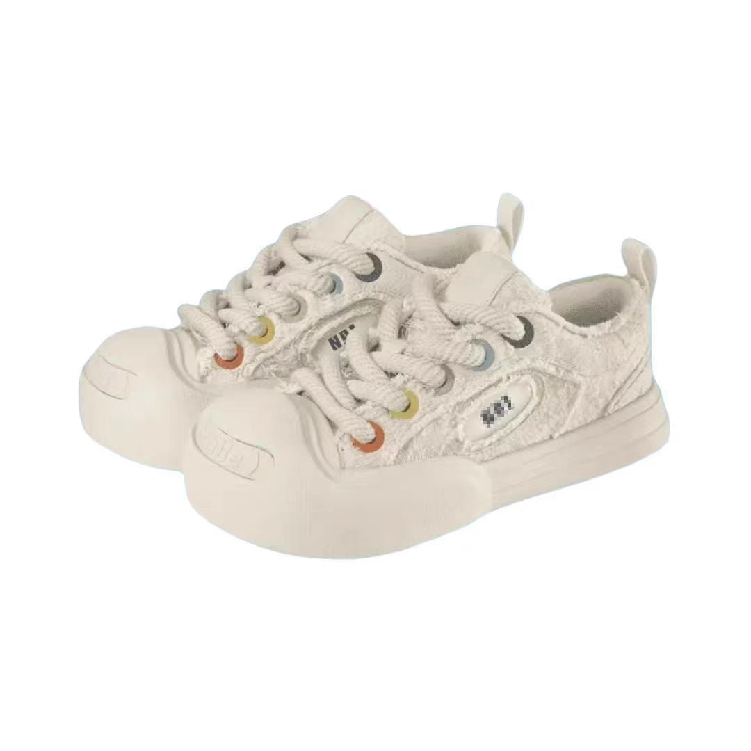 Women's Round Toe Big Head Thick Bottom Sneakers