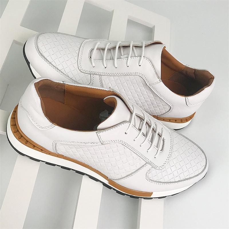 Men's First Layer Cowhide Business British Style Men's Casual Leather Shoes