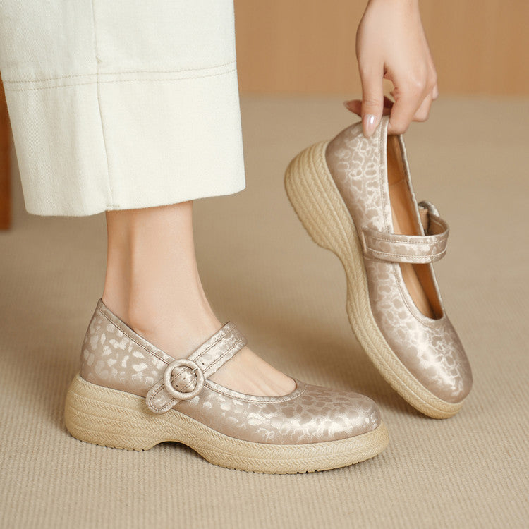 Women's Style Super Light Skirt Pumps Authentic Platform Shallow Mouth Thick Men's Shoes