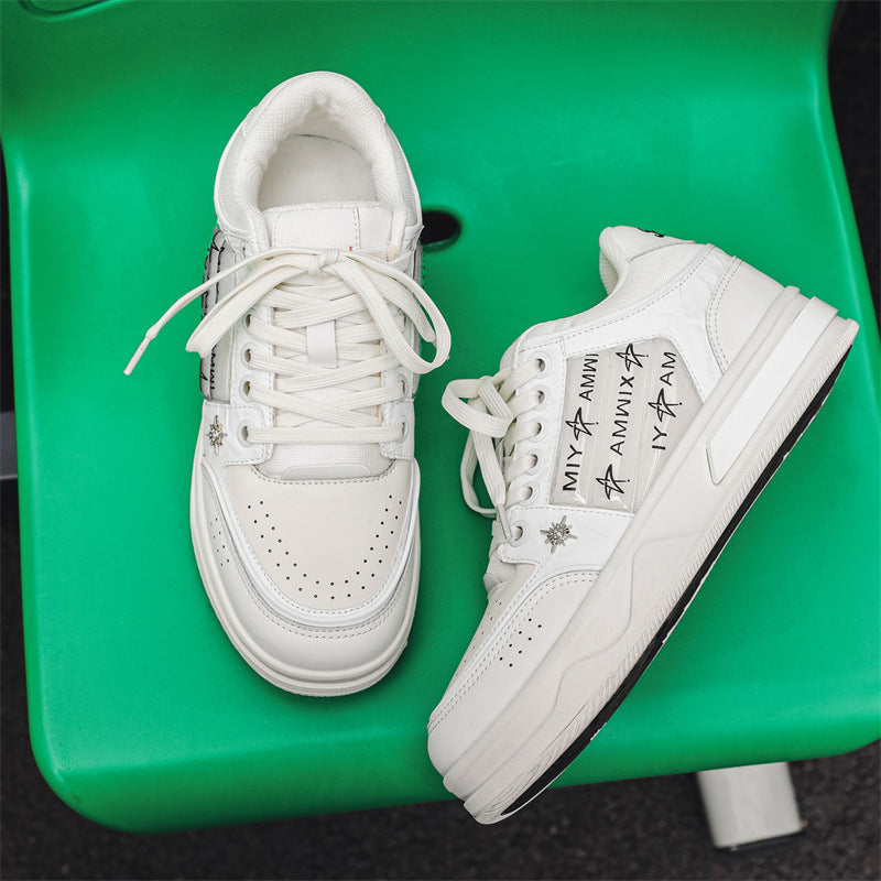Women's & Men's Fan Black National Fashion Platform Skateboard Men's Board Shoes