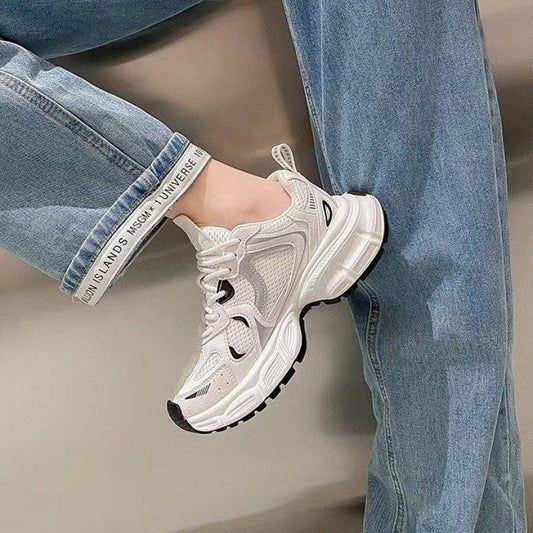 Women's Comfortable Breathable Fashionable American Solid Color Sneakers