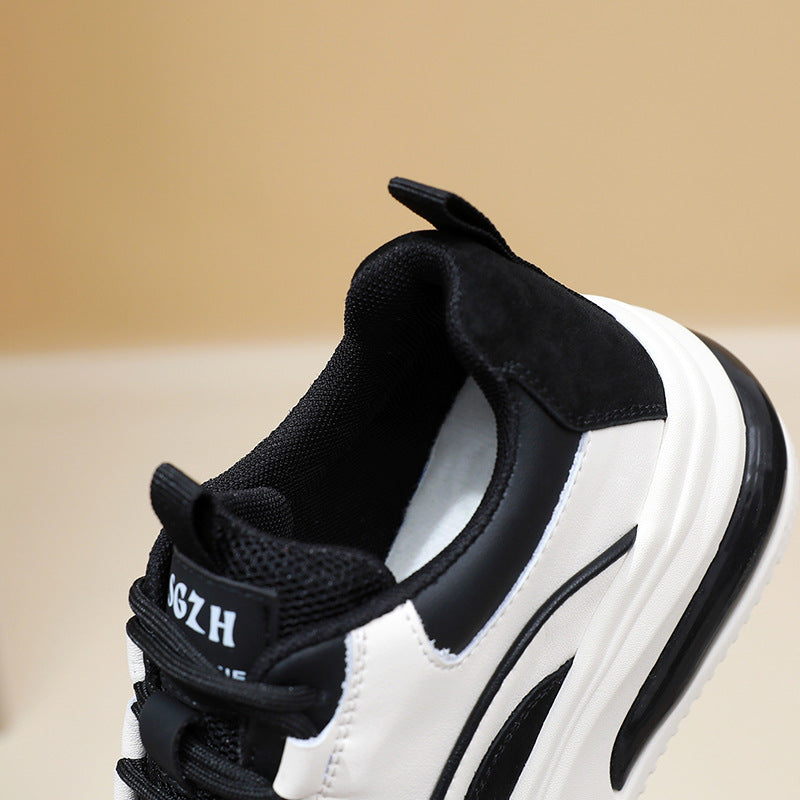 Women's White Winter Flat Round Toe Platform Casual Shoes