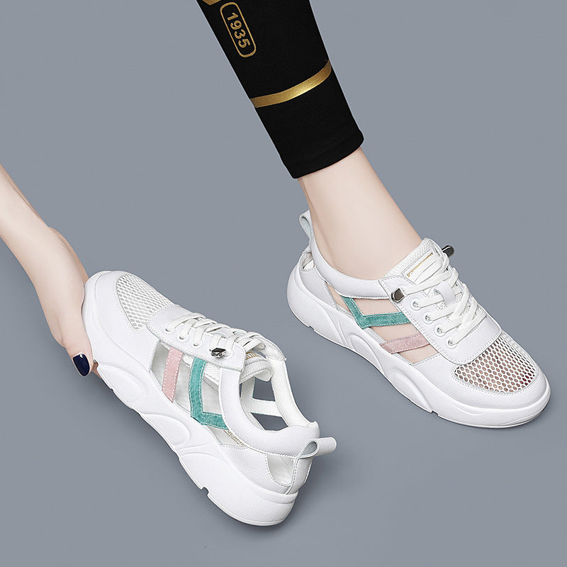 Women's Daddy Wedge Autumn Early Fashion Thick Bottom Sneakers