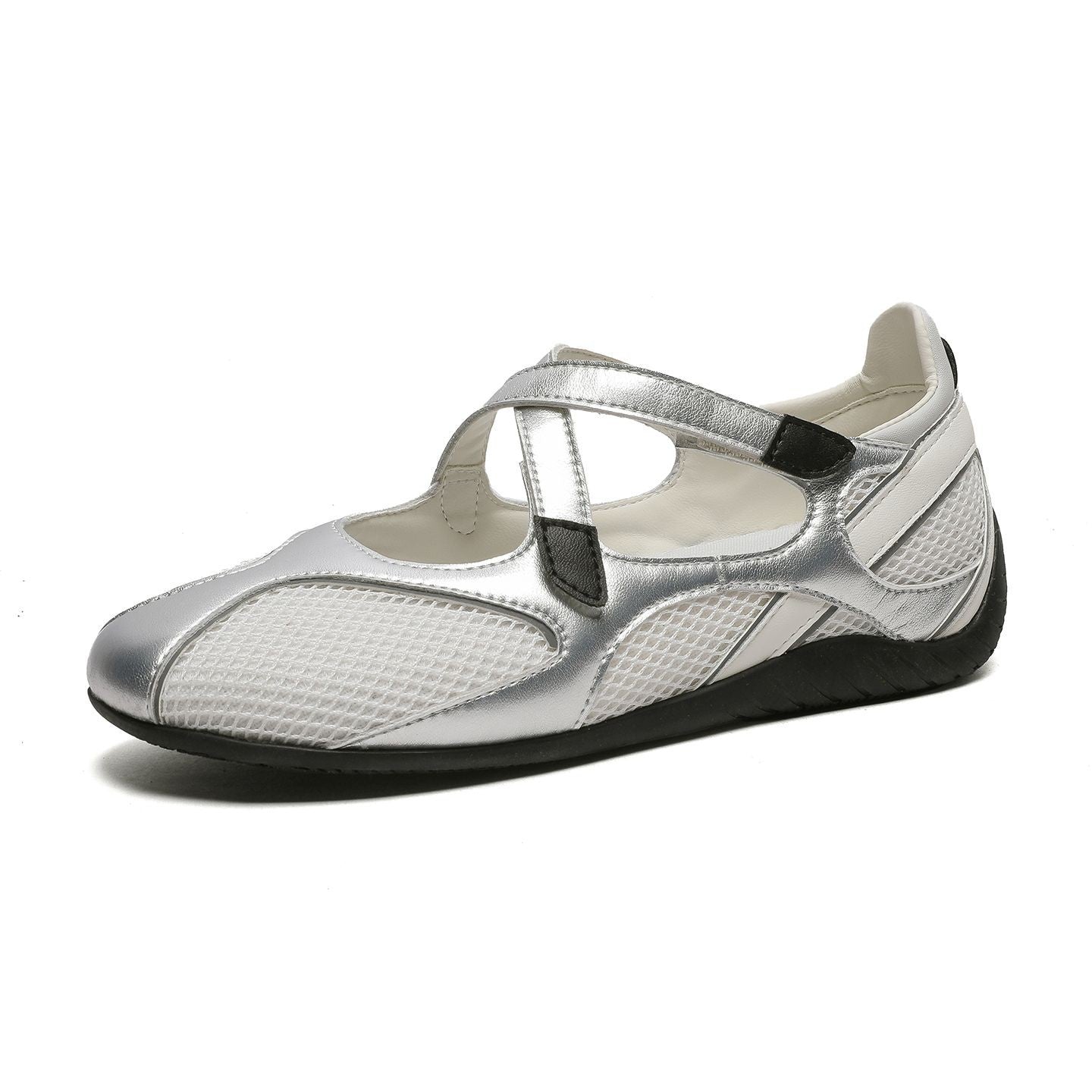 Women's Training Breathable Velcro Hollowed Leisure Mary Women's Casual Shoes
