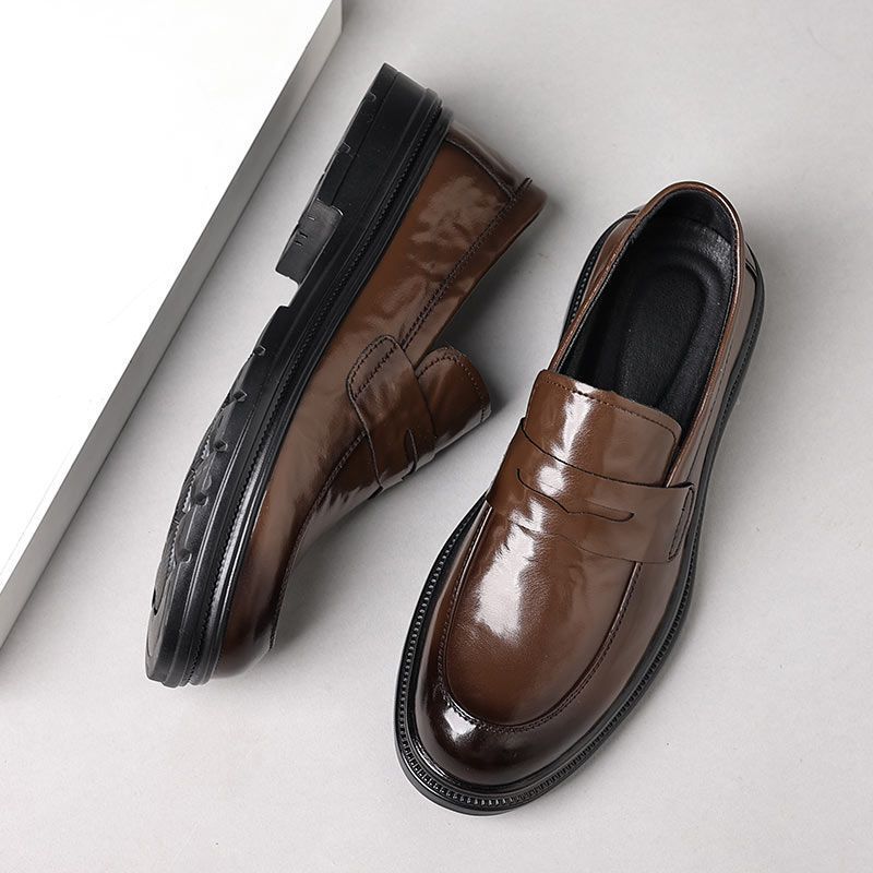 Men's Genuine Formal Wear Breathable Business Wedding Men's Casual Leather Shoes