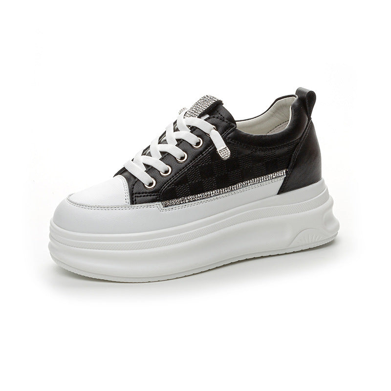 Women's Height Increasing Insole Versatile Sports Korean Style Casual Shoes