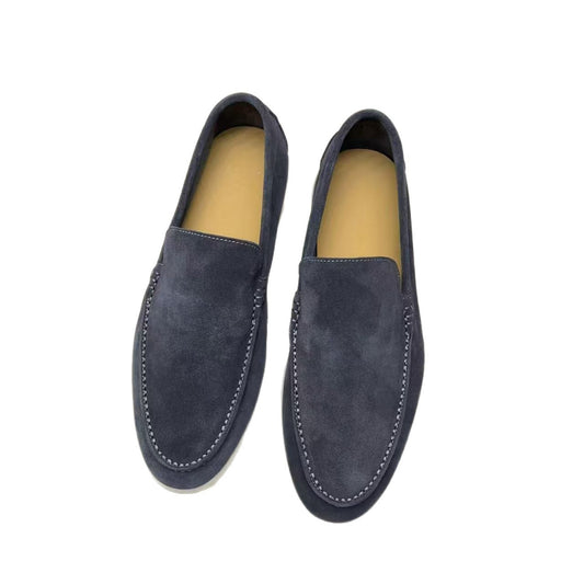 Women's & Men's High Slip-on Sheepskin Flat Large Size Loafers