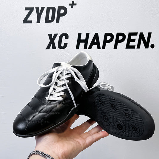 Men's German Training Spring Flat Black Women's Fashion Shoes