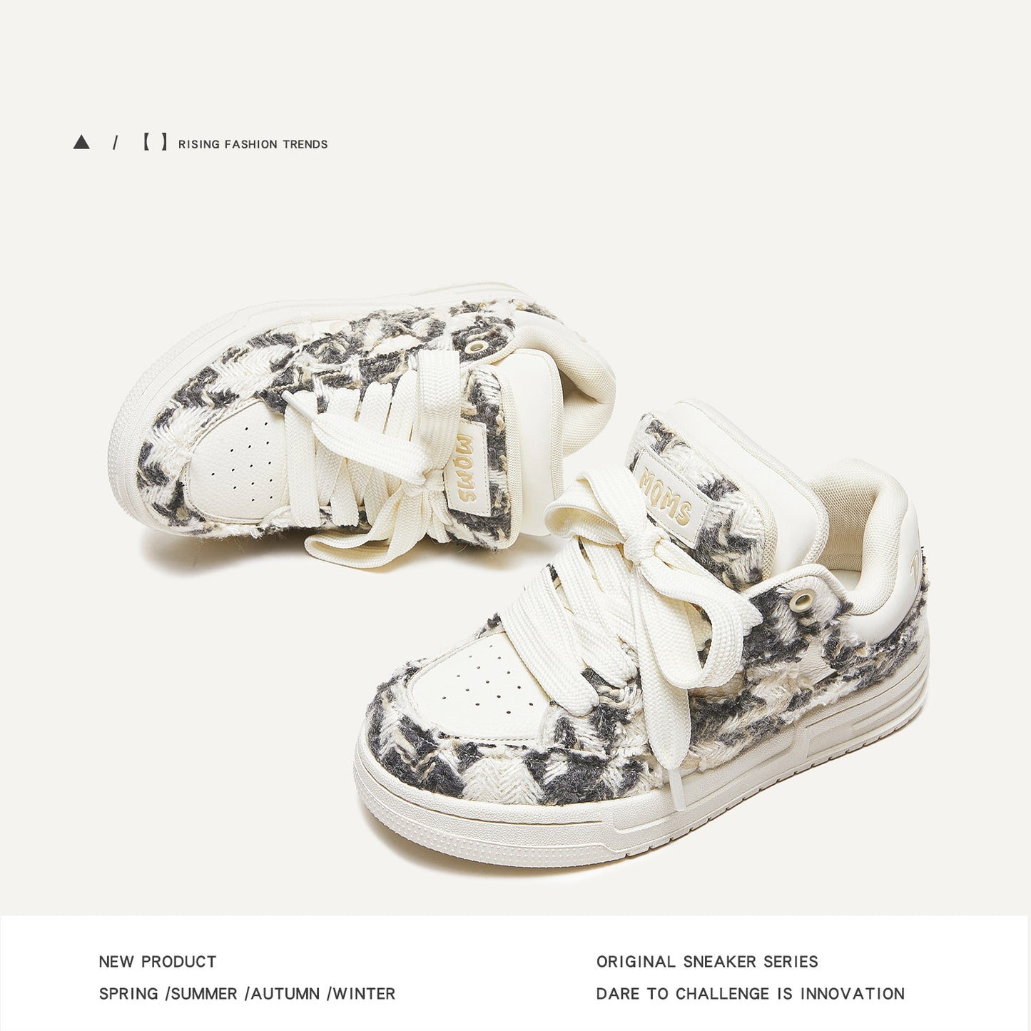 Women's & Men's Classic Style Series Bread Increased Board Casual Shoes