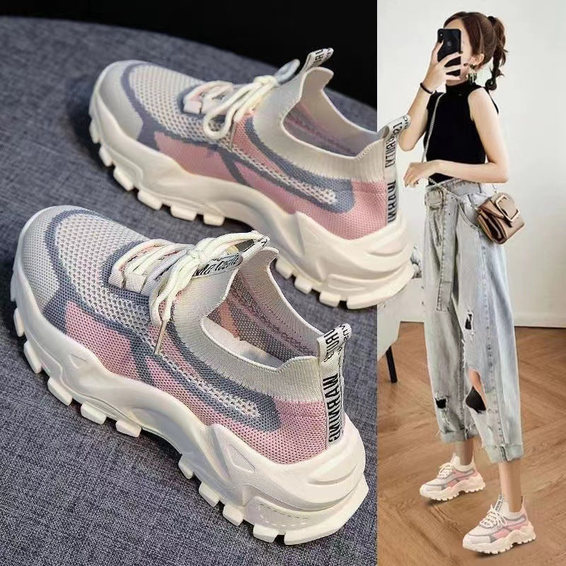 Women's Spring For Breathable Fashion Dad Sneakers