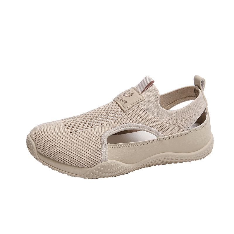 Women's White Summer Korean Style Female Hollow Casual Shoes