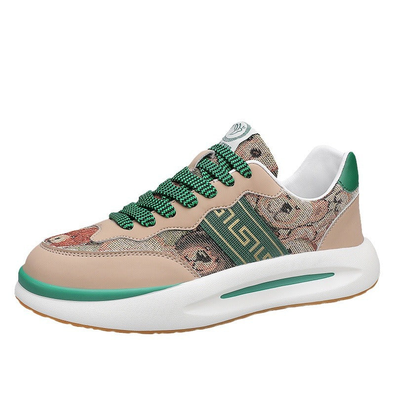 Women's & Men's Four Breathable Genuine Platform Dad Trendy Sneakers