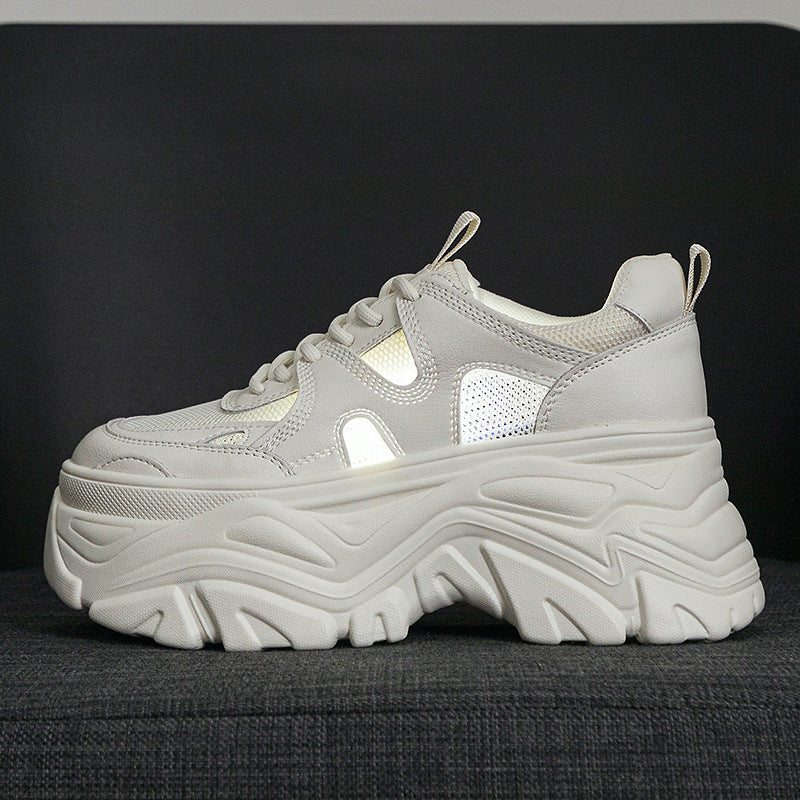 Women's Spring Dad Breathable Sports Platform Height Women's Casual Shoes