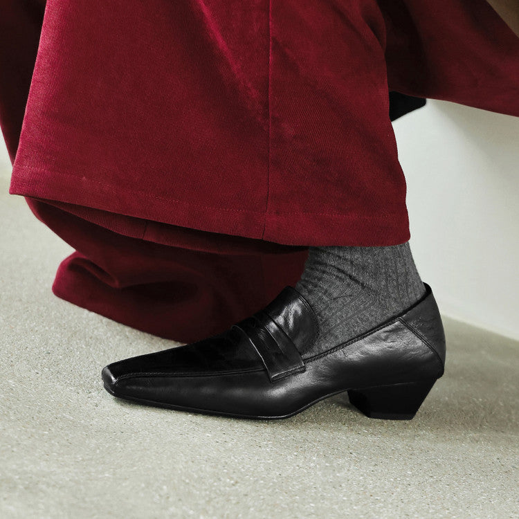 Women's Style Square Toe Vintage Temperament Commute Mary Women's Fashion Shoes