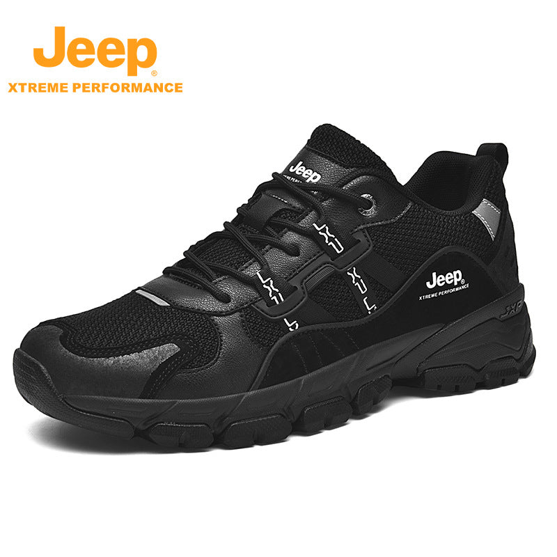 Men's Outdoor Breathable Hiking Toe Protection Shock Sneakers