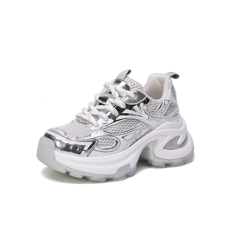 Women's Summer Korean Style Thick Bottom Height Sneakers