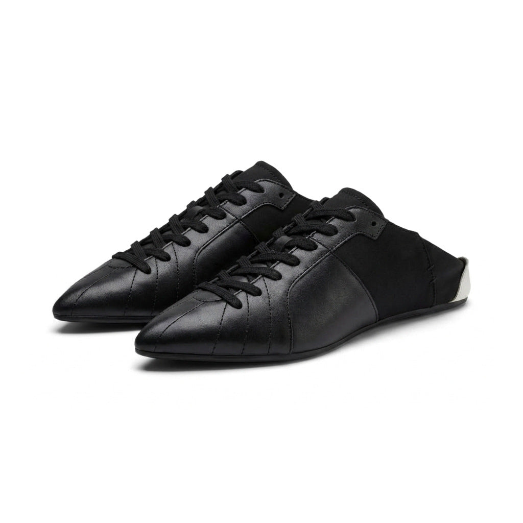 Version Genuine Early Spring Fashion Breathable Half Support Flat Design Women's Casual Shoes