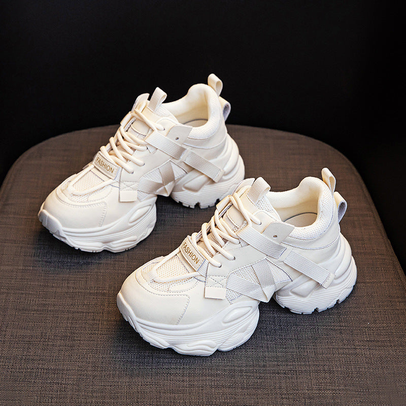 Women's Thick-soled Daddy Sports Small Versatile Height Increasing Sneakers