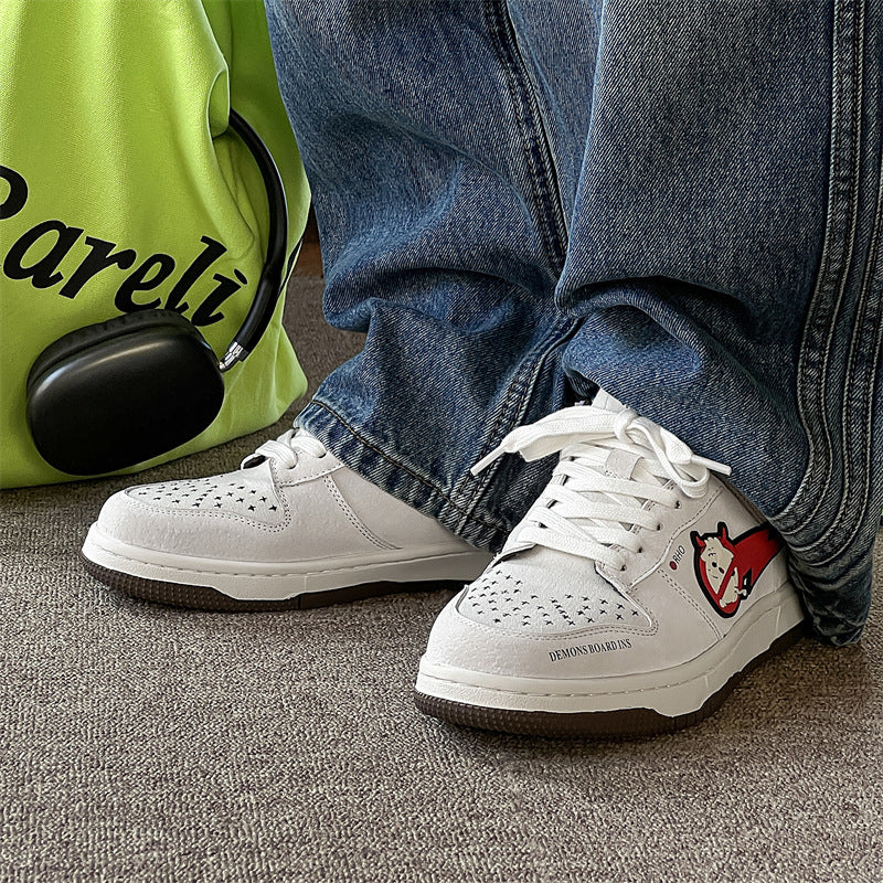 Men's Summer Niche Design Little Devil Sports Sneakers