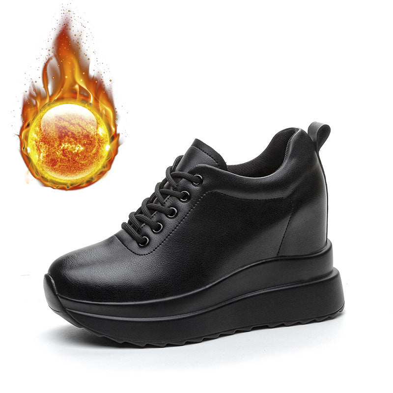 Women's Sunday Summer Hole Thick Bottom Muffin Height Increasing Insole Cotton Women's Shoes