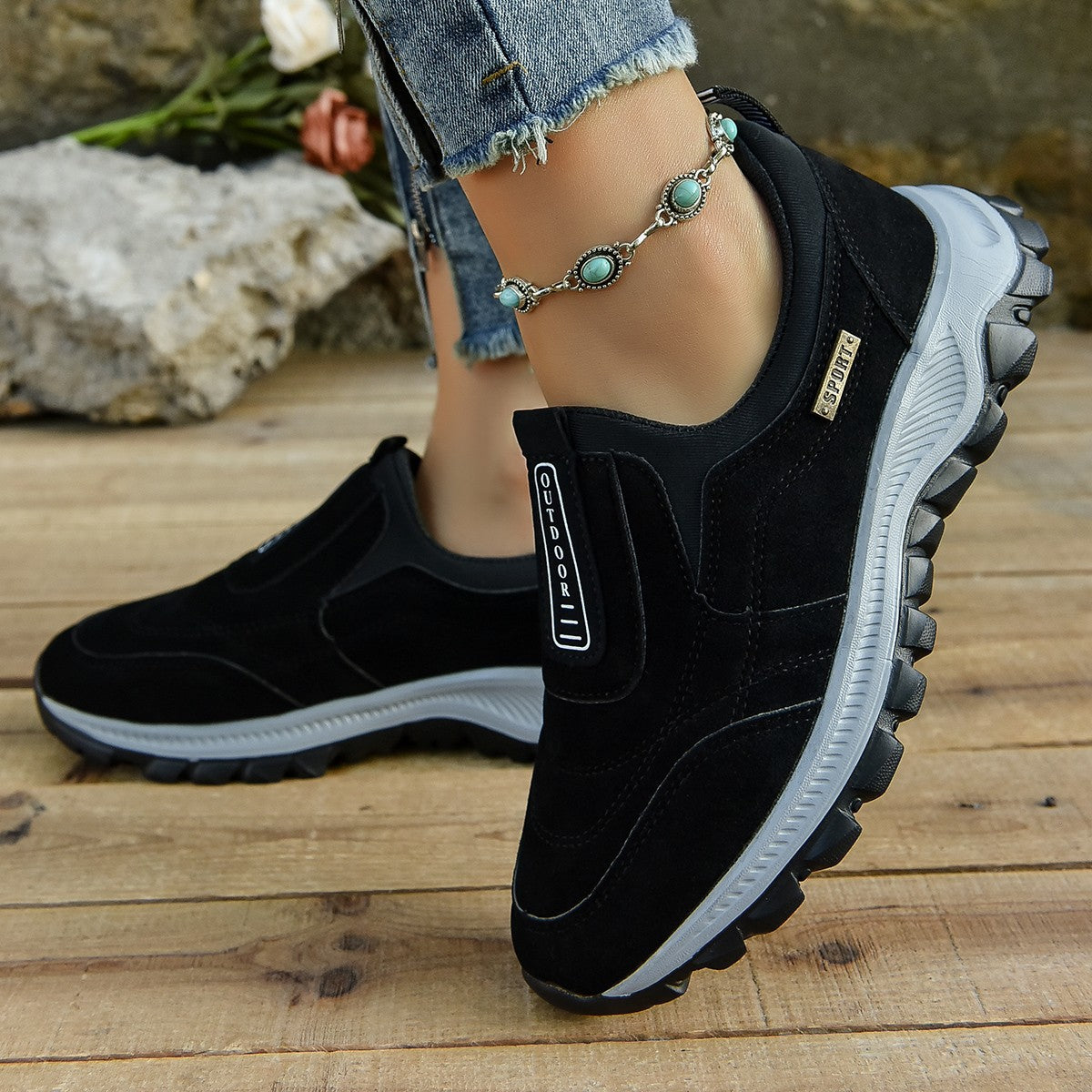 Men's Plus Size Outdoor Leisure Couple Pumps Sneakers