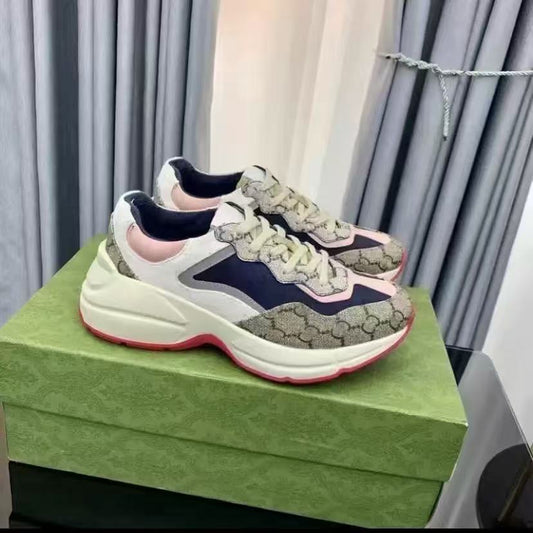 Women's Authentic Clunky Platform Height Increasing Retro Women's Shoes