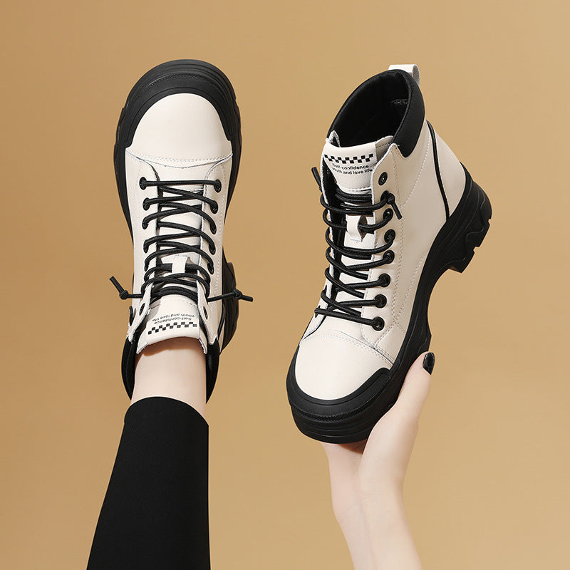 Women's Martin Platform Female Fashionable Booties Boots