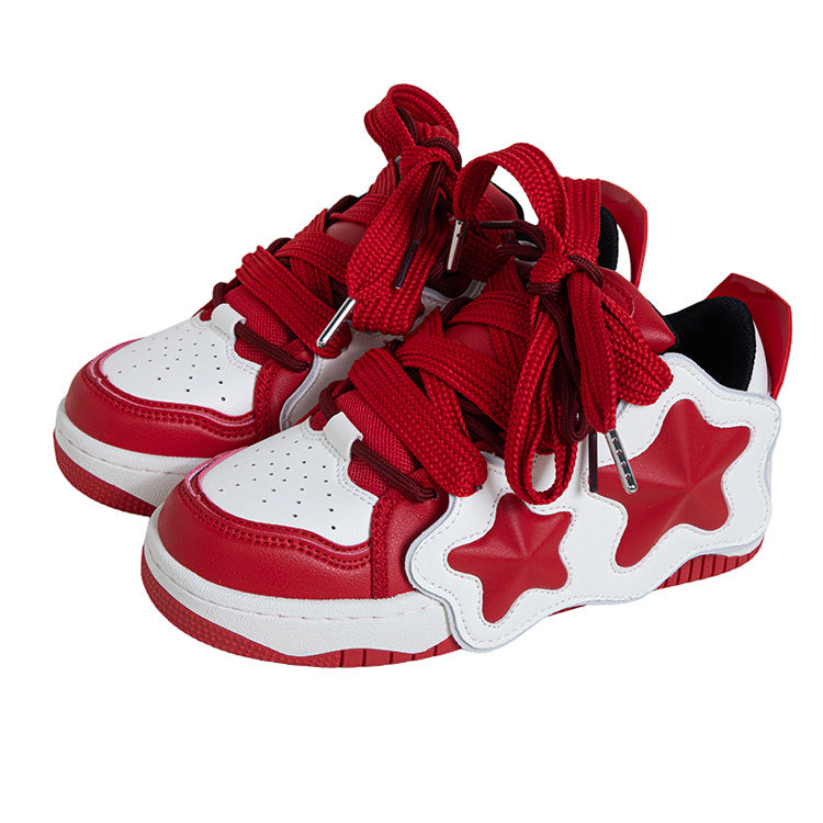 Women's Trendy Oversized Board Dopamine Milk Bread Casual Shoes