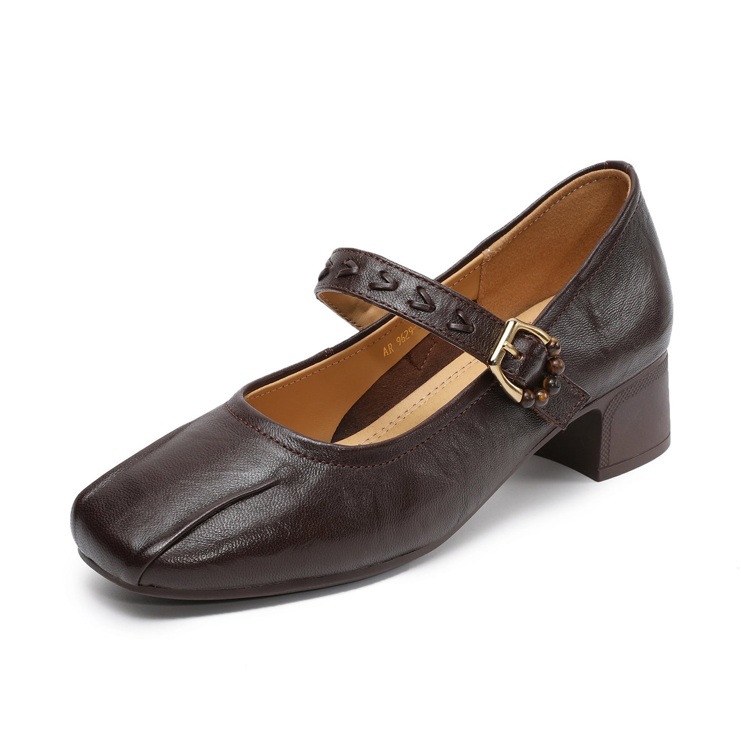 Women's Mary Jane Spring French Style Vintage Thick Bottom Leather Shoes